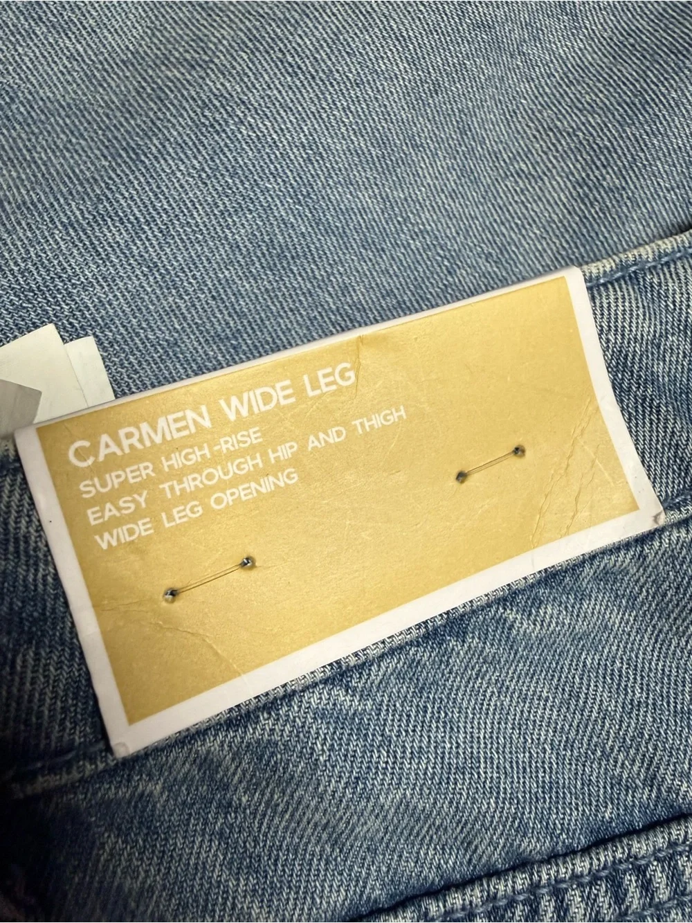 Michael Kors Wide Leg High Rise Jeans - Picture 7 of 11
